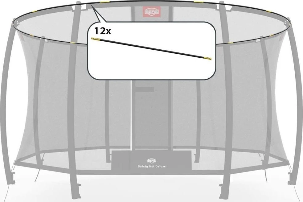 Berg Apsauginio tinklo stovo vamzdžių komplektas Grand Safety Net Deluxe 470 (.00 versija)