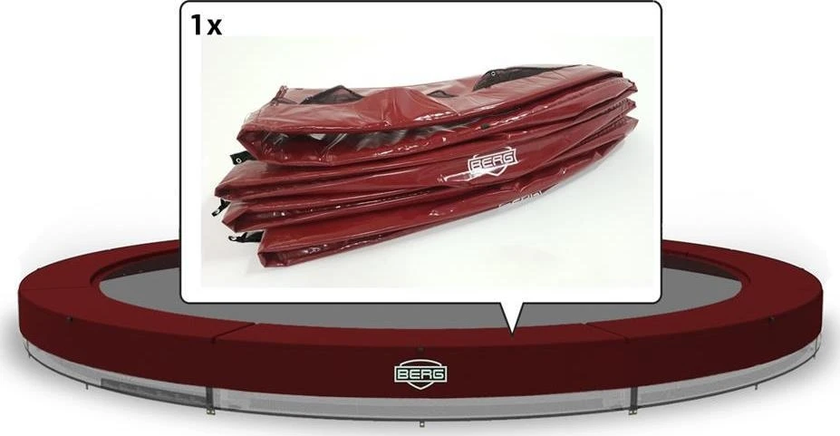 Berg InGround Elite - apsauga raudona 380 (12,5 ft)