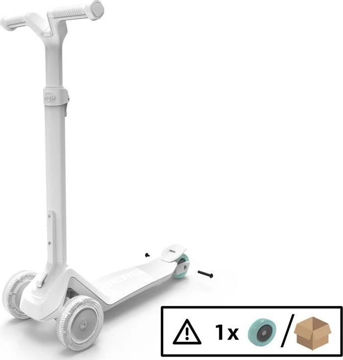 Berg Nexo galinis ratas 80x40 mm, mėtinis