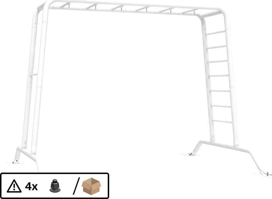 Berg PlayBase rėmo apatinės plokštės varžtų komplektas (4 vnt.)