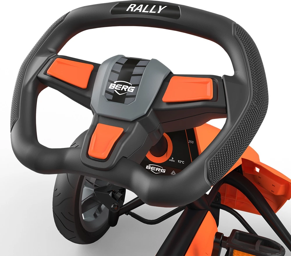 BERG Rally NRG oranžinis mašinėlė-kartingas