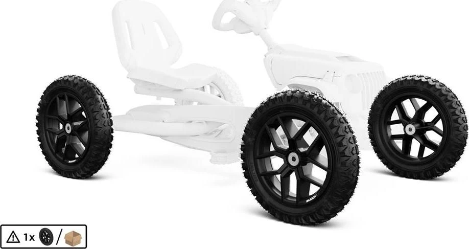 Berg Ratas 10 stipinų, juodas, 12,5x2,25-8, visureigis, Jeep