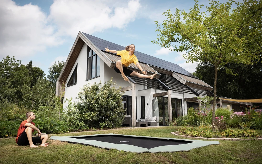 Įleidžiamas batutas BERG SPORTS Ultim Champion ECO FlatGround 410