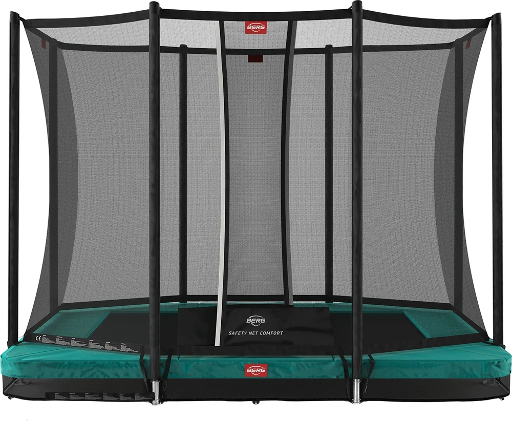 BERG Ultim Favorit InGround 280 žalias + apsauginis tinklas Comfort