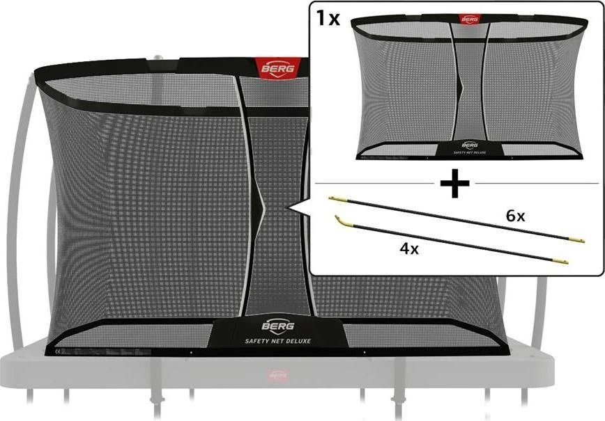 Berg Apsauginis tinklas Ultim Safety Net Deluxe 330 su tento vamzdeliais