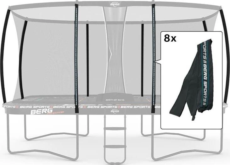 Berg Apsauginio tinklo stovų movos Ultim Safety Net DLX XL PB (8 vnt.)