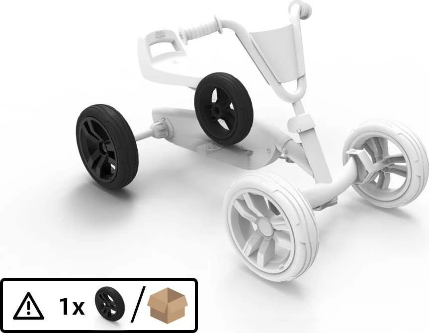 Berg Wheel 9x2 - Juodas/Juodas Rear