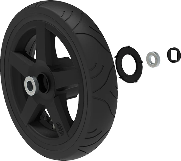 Berg Ratas juodas 12.5x2.50-9 slick