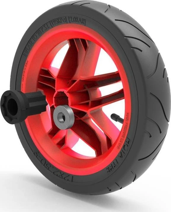 Berg Ratas raudonas 12.5x2.50-9 slick