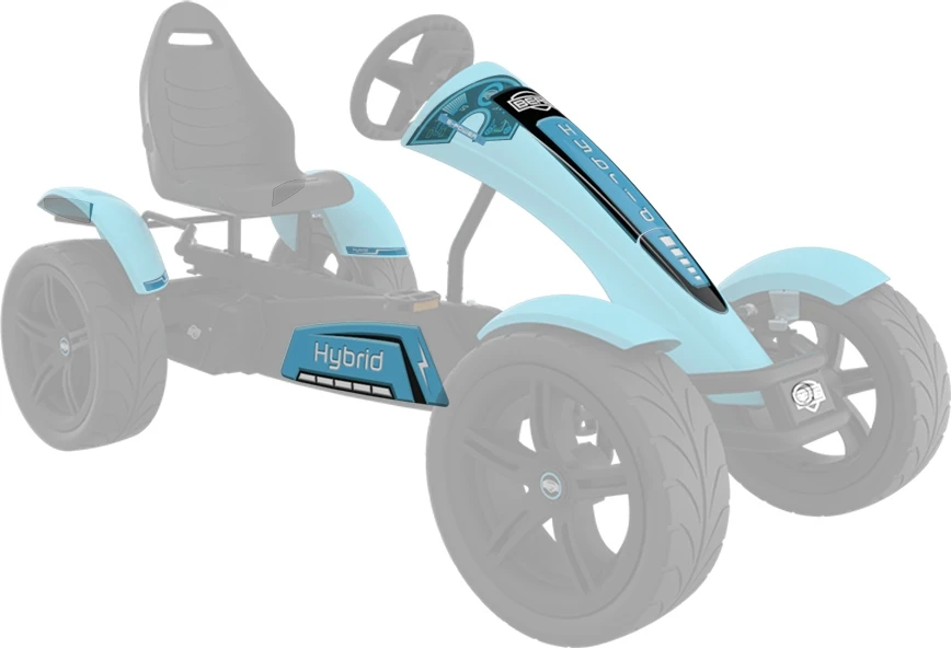 Berg XL rėmo lipdukų rinkinys Hybrid