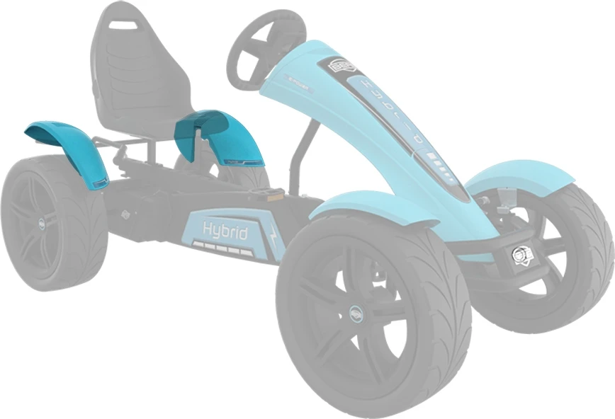 Berg XL rėmas – galiniai purvasaugiai 71° Hybrid
