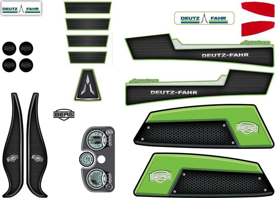 Berg XL rėmas – lipdukų komplektas DEUTZ-FAHR