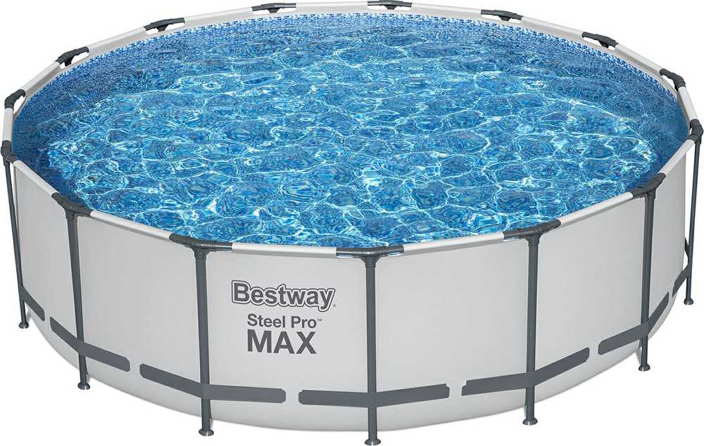 "Bestway" baseino komplektas "Steel Pro Max 457 pilkas