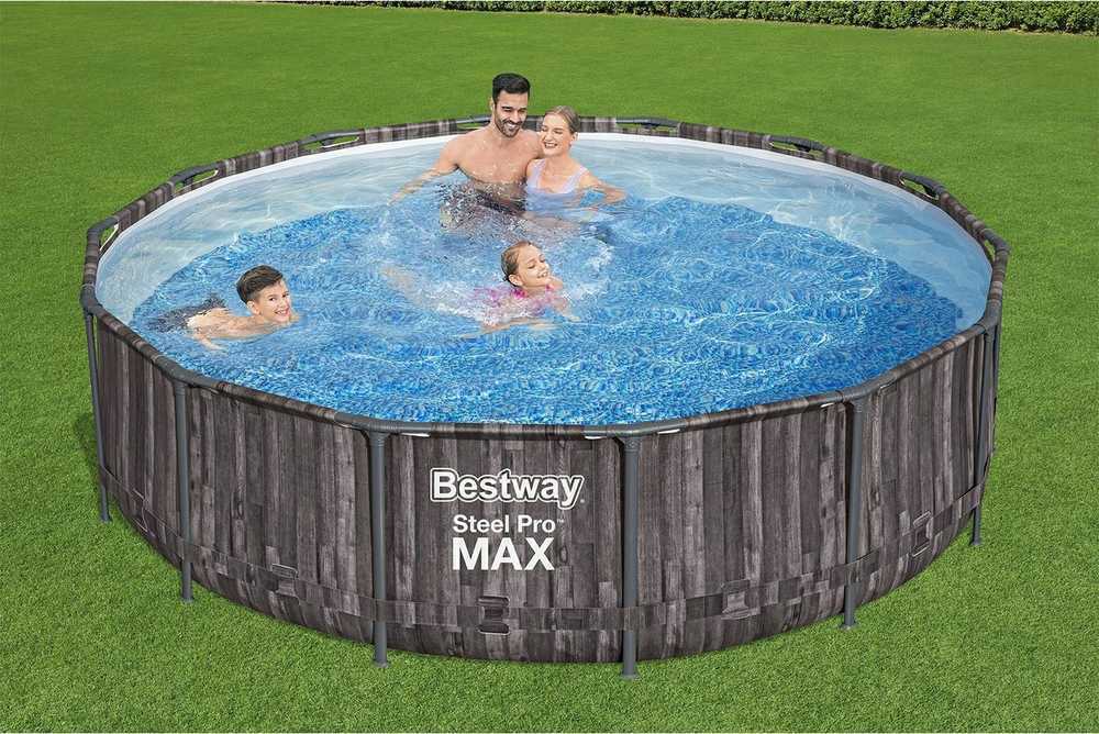 "Bestway" baseino komplektas "Steel Pro Max 427" mediena
