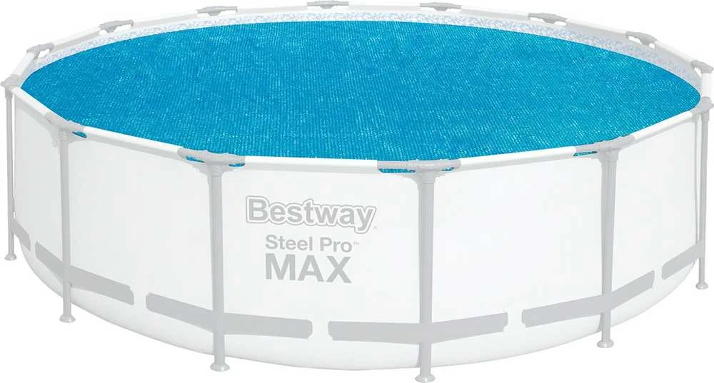 Šilumą sulaikantis baseino uždangalas Bestway Flowclear, 427 cm