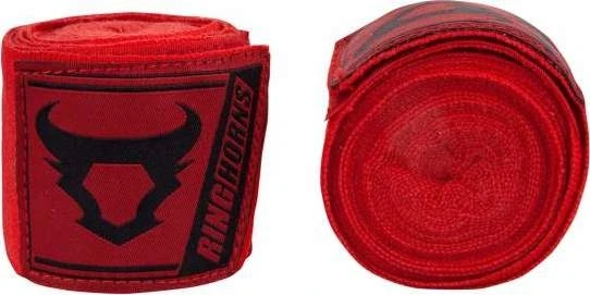 Bokso bintai Ringhorns Charger, 4 m, raudoni