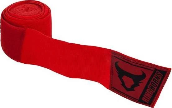 Bokso bintai Ringhorns Charger, 4 m, raudoni