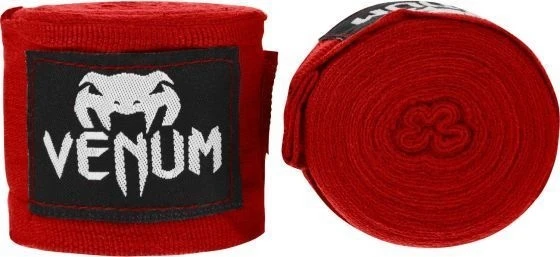 Bintai boksui Venum Kontact Original, 4 m - Raudona
