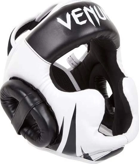 Bokso šalmas Venum Challenger 2.0 - Juodas/Baltas