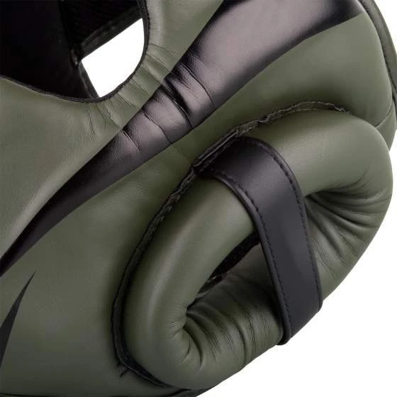 Bokso šalmas Venum Elite - Khaki/Juodas