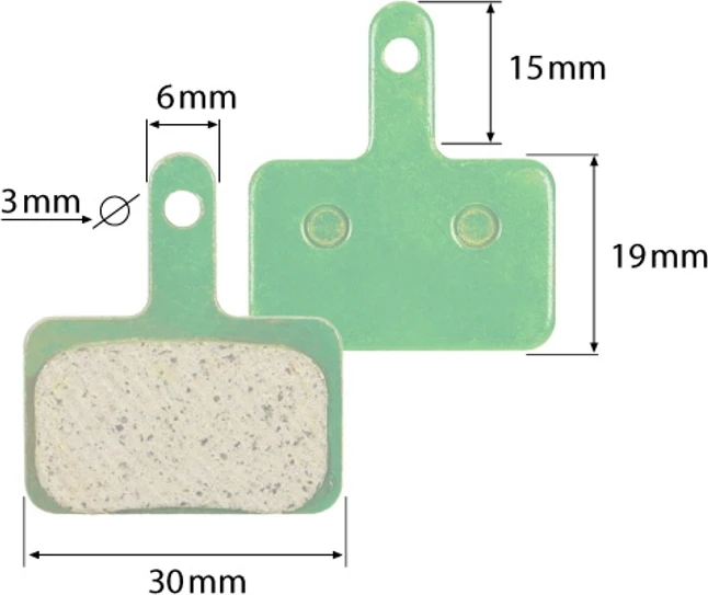 Brake Pads for E-Scooter W-TEC Billar (Pair)