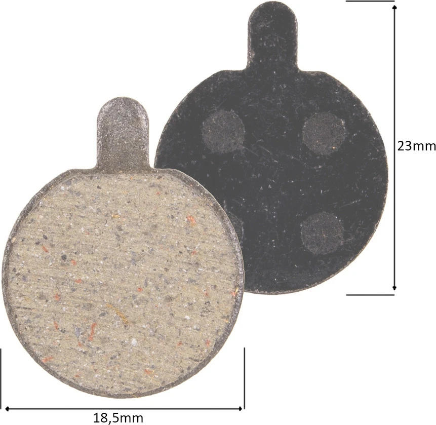Brake Pads for E-Scooters W-TEC Fortor/Voltero/Zitter/Saturian (Pair)