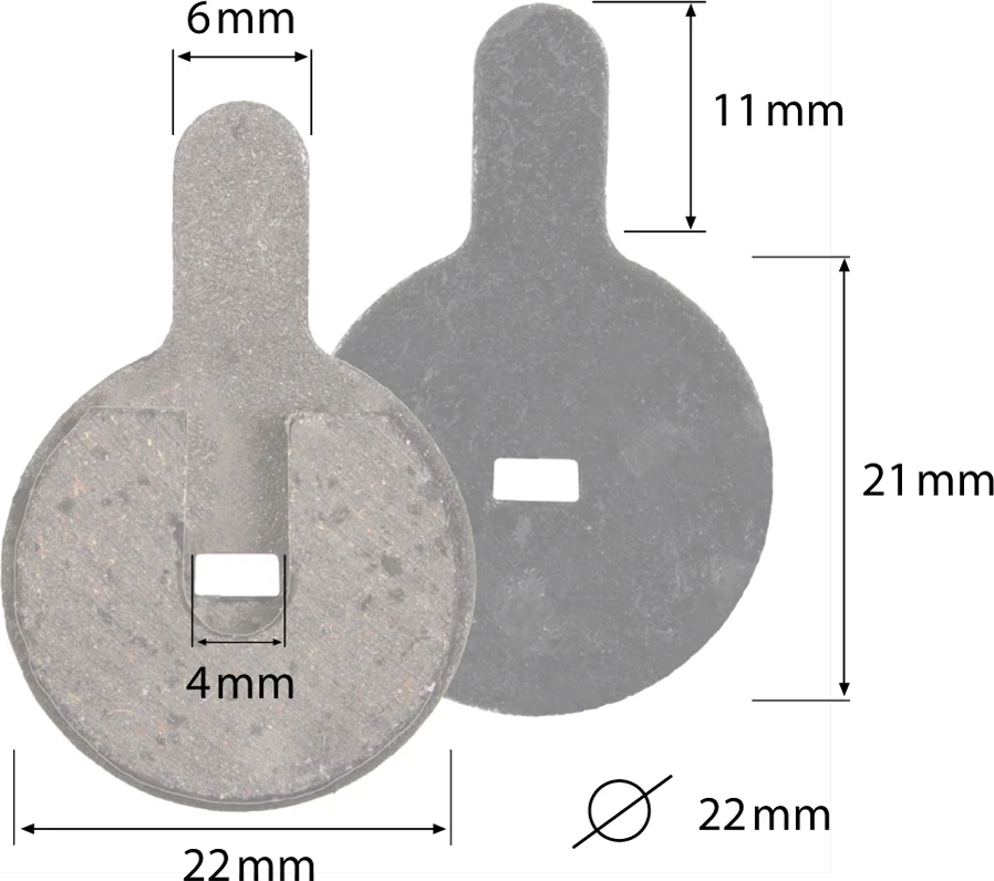 Brake Pads for E-Scooters W-TEC Tendeal & Tenmark (Pair)