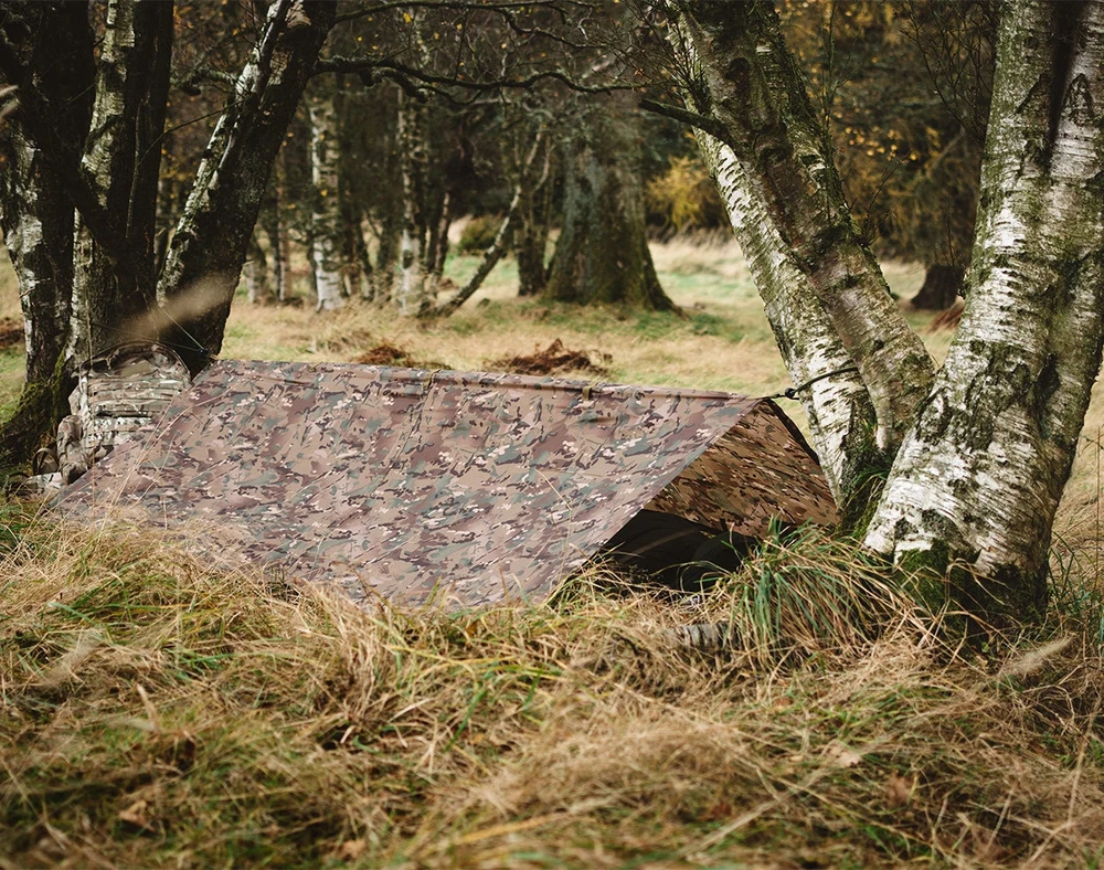 Slėptuvė-tentas Highlander Basha, kamufliažinė