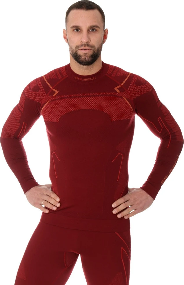 Vyr. termo marškinėliai Brubeck Thermo Men's Sweatshirt - Juoda - S