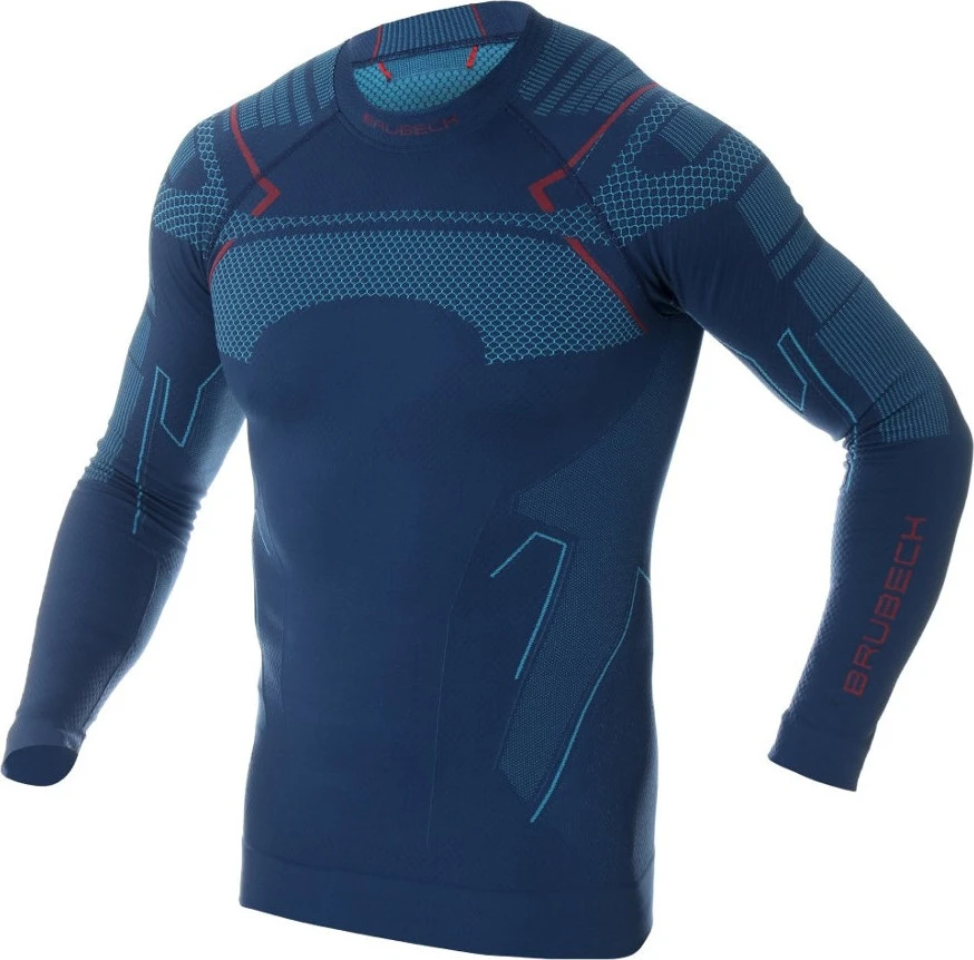 Vyr. termo marškinėliai Brubeck Thermo Men's Sweatshirt - Juoda - XXL
