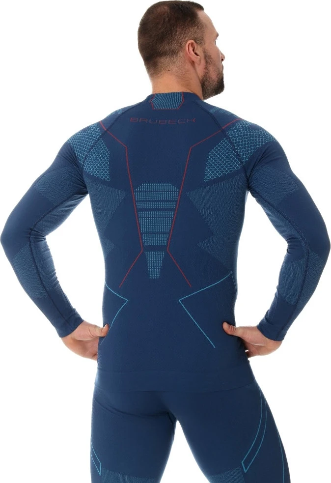 Vyr. termo marškinėliai Brubeck Thermo Men's Sweatshirt - Juoda - S
