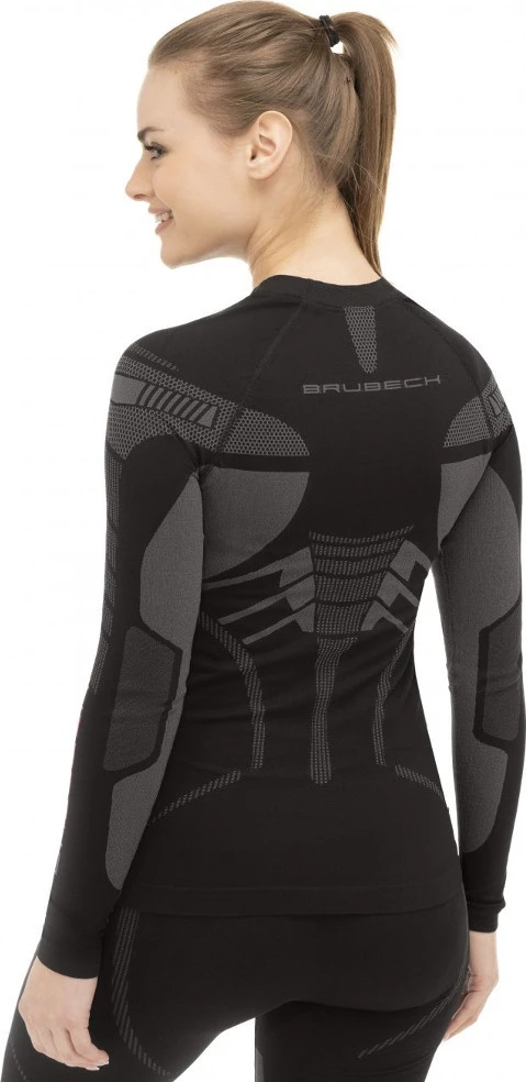 „Brubeck“ moteriški „Activewear“ marškinėliai ilgomis rankovėmis „Bruback Dry“.