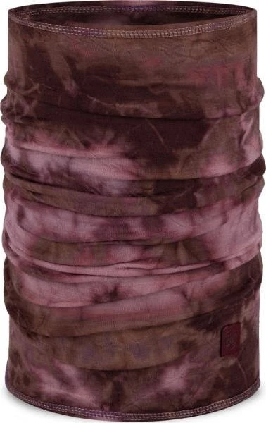 Buff Merino balaklava Lightweight Natural Tye Dye, bordo