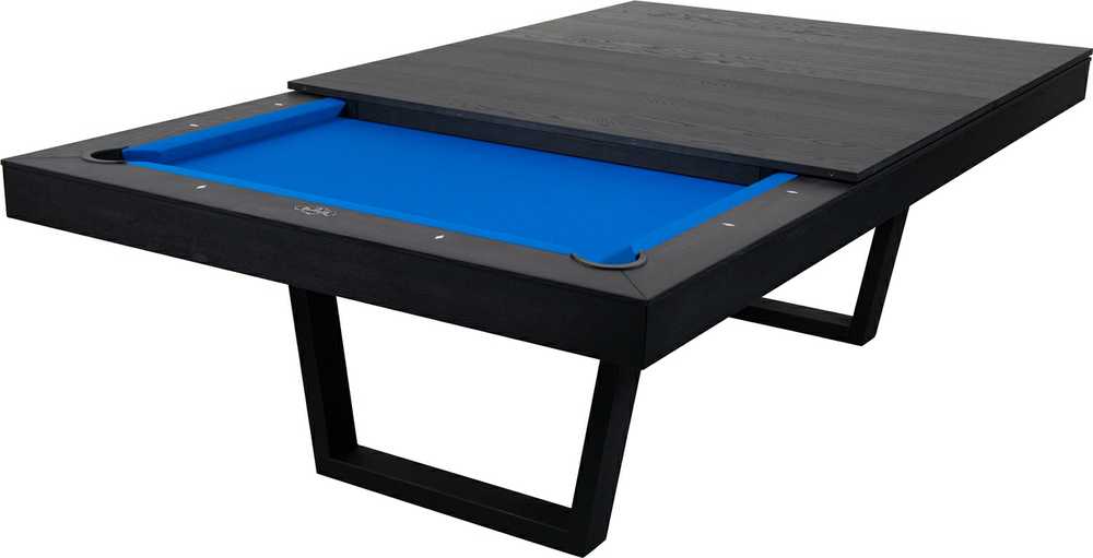 Biliardo stalas Buffalo Harlem 8ft, juodas su dangčiu
