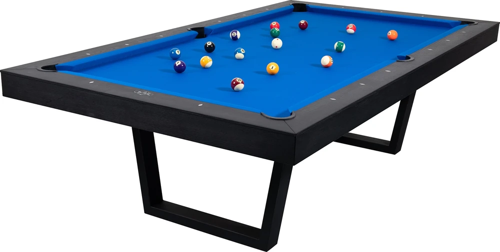 Biliardo stalas Buffalo Harlem 8ft, juodas su dangčiu