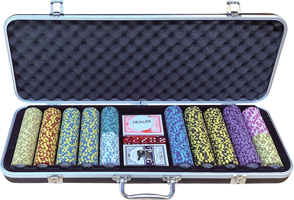Buffalo Pokerset DLX 500 Clay Chips 13,5gr Value
