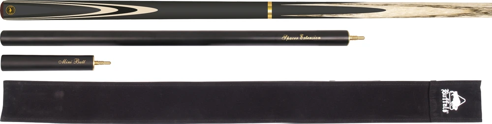 Snukerio lazdų rinkinys Buffalo Pure 3/4 su prailgintuvais