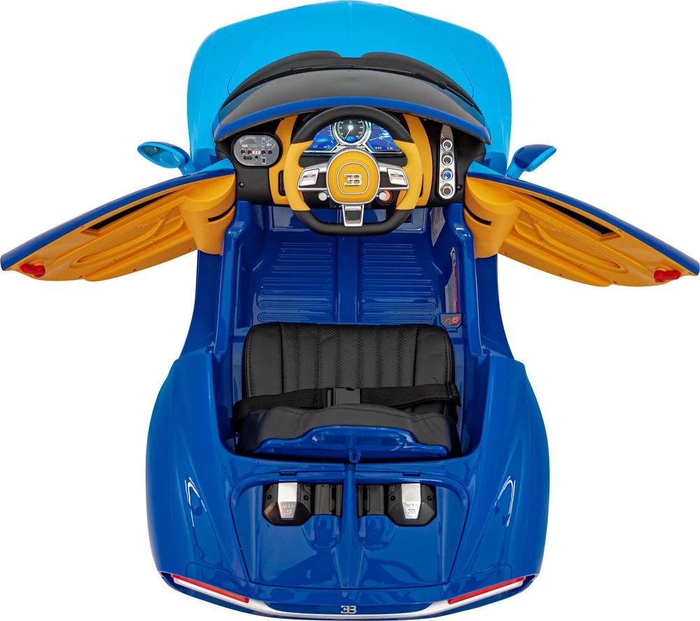 Ramiz Mėlyna Elektromobilis Bugatti Chiron, Mėlyna