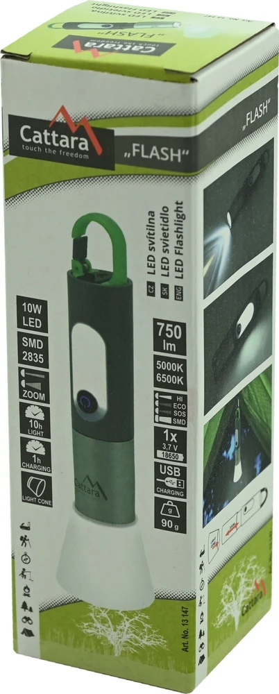 Cattara LED žibintuvėlis FLASH, 750 lm