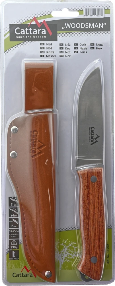 Cattara Durklas WOODSMAN 24 cm su dėklu