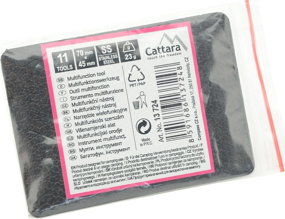 Cattara Universalus lauko išgyvenimo įrankis
