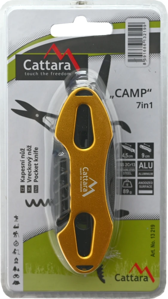 Cattara Daugiafunkcis peilis CAMP 7in1
