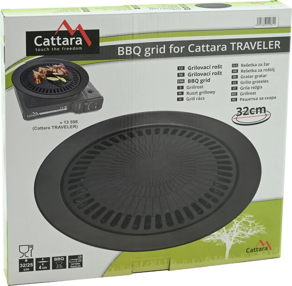 Cattara Kepimo grotelės nešiojamai viryklei TRAVELER