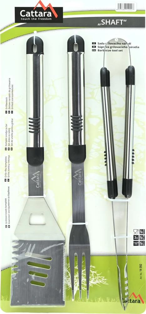 Cattara Grilinimo įrankių rinkinys SHAFT, 3 vnt.