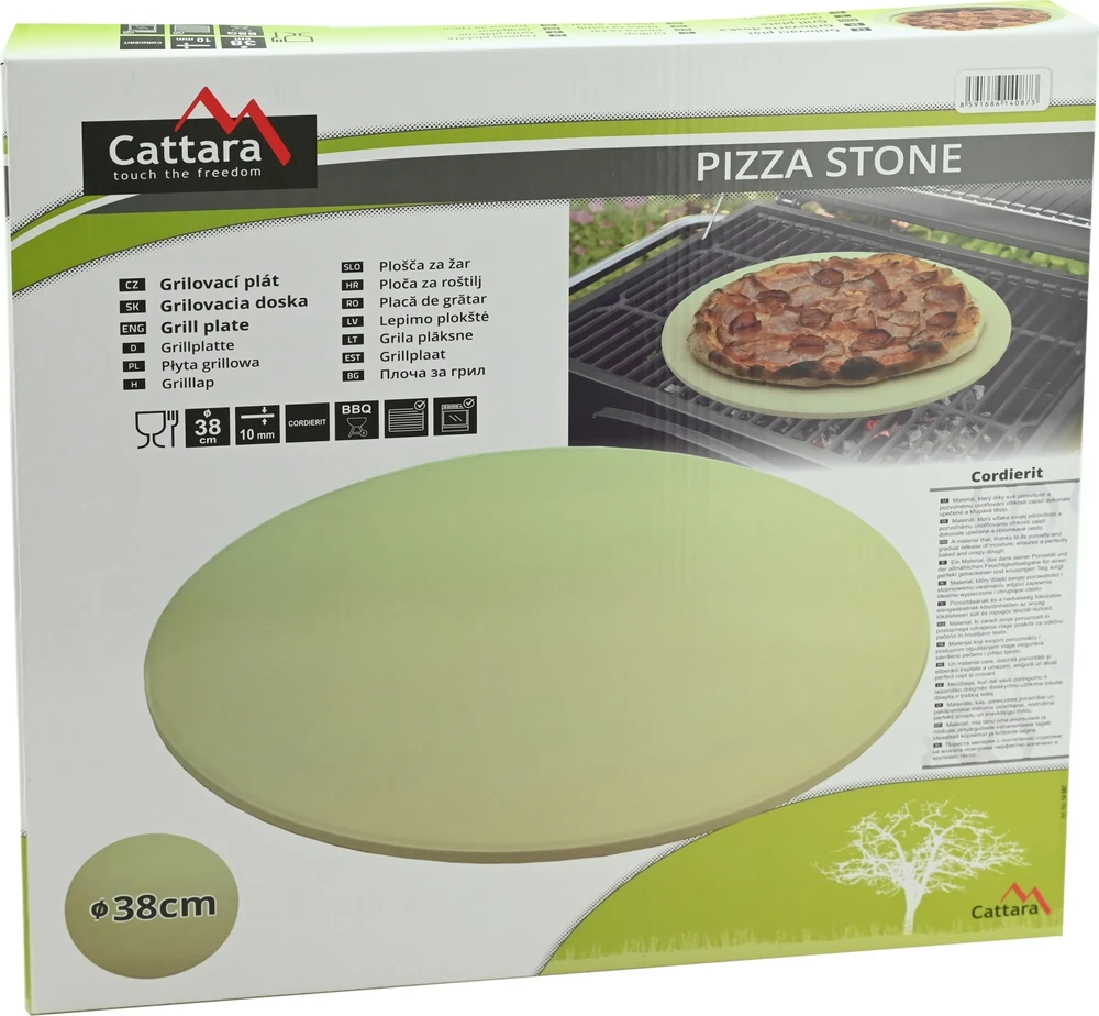 Cattara Apvali kepimo plokštė PIZZA, 38 cm