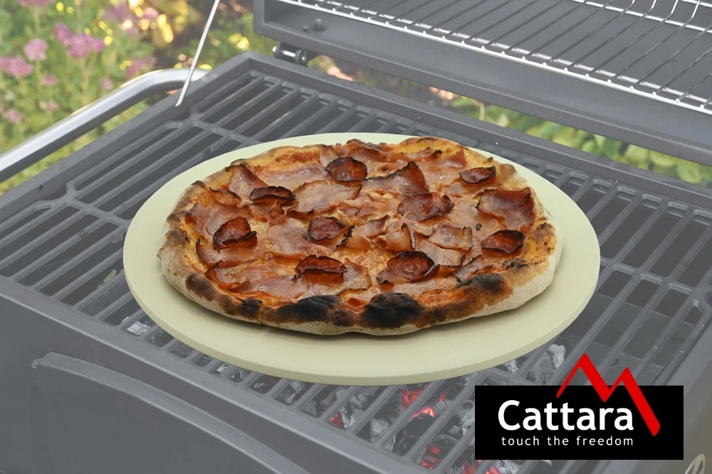 Cattara Apvali kepimo plokštė PIZZA, 38 cm