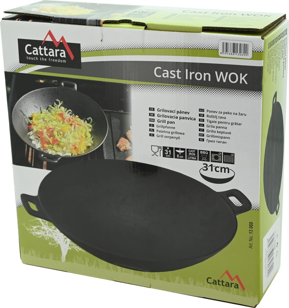 Cattara Ketaus WOK keptuvė, 31 cm