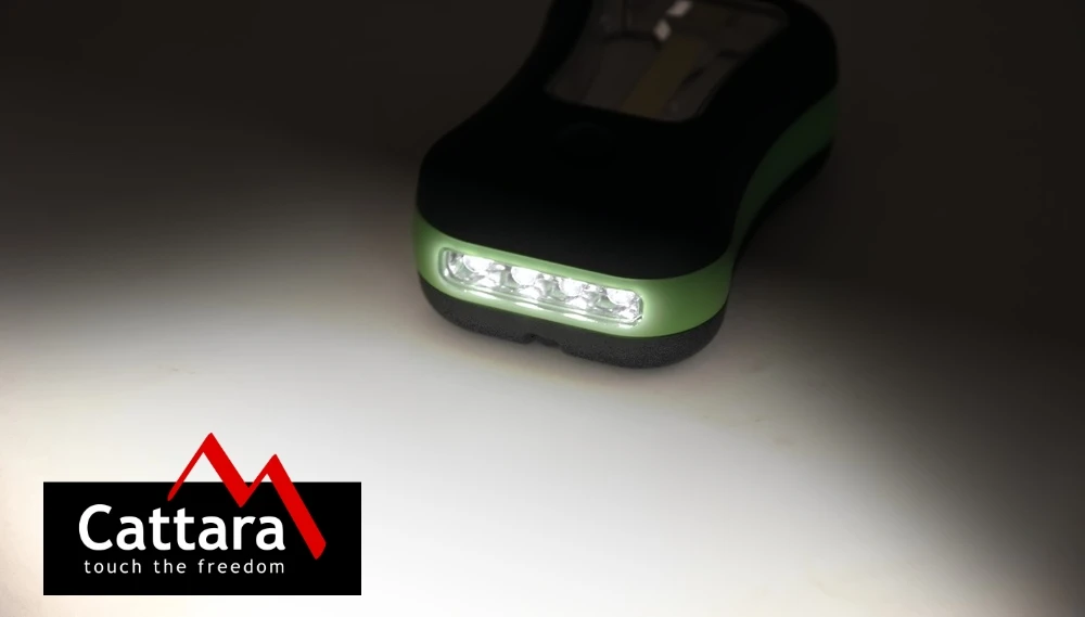 Cattara LED kempingo žibintuvėlis 160+15 lm