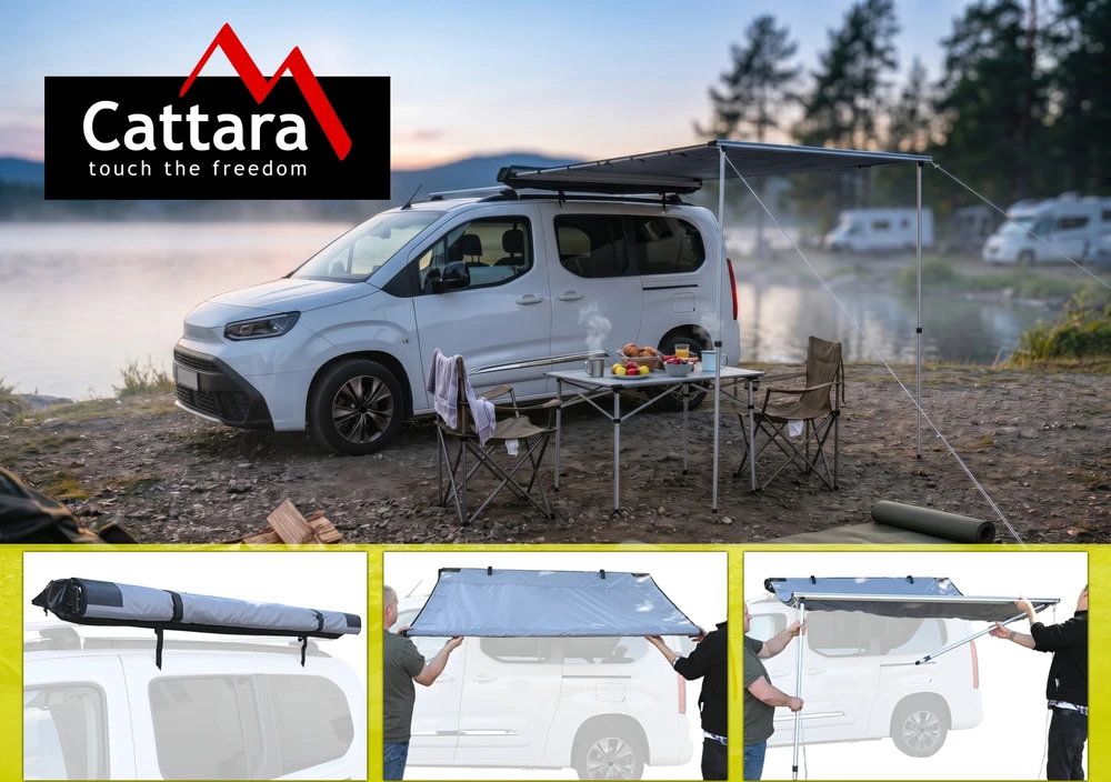 Cattara Automobilio markizė Sapri 200x250 cm PU2000mm