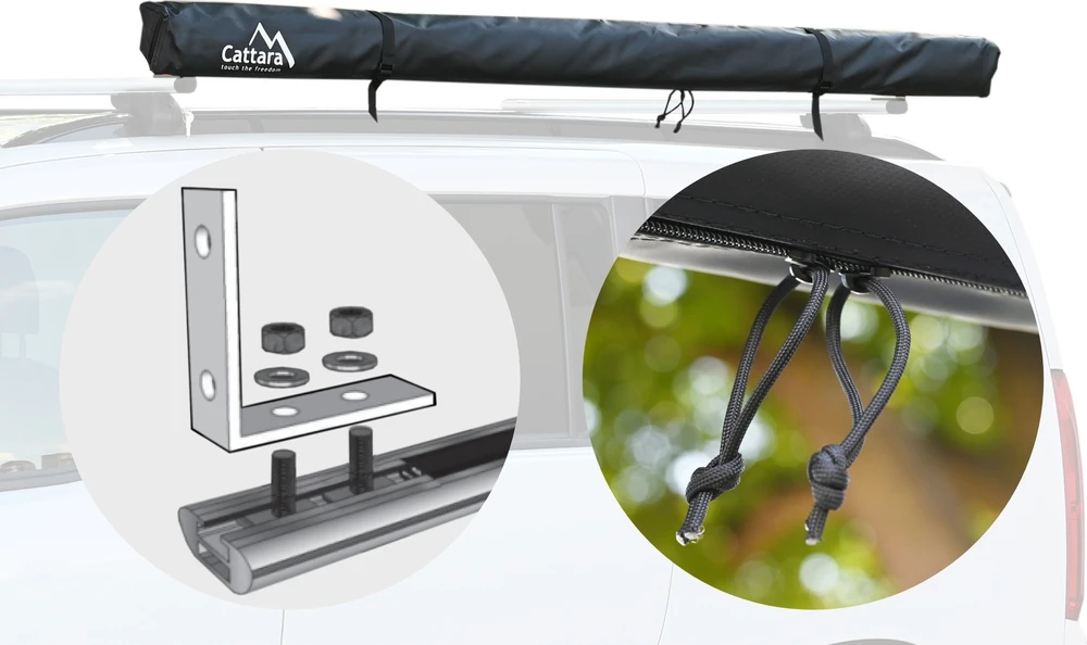 Cattara Automobilio markizė Sapri 200x250 cm PU2000mm